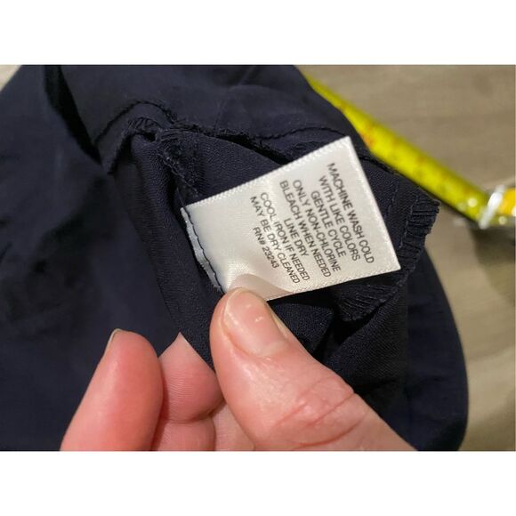 NY&Co NWT Navy Blue Stretch Pull-On Dress Pants, Size Medium, MSRP $50 - Picture 9 of 10